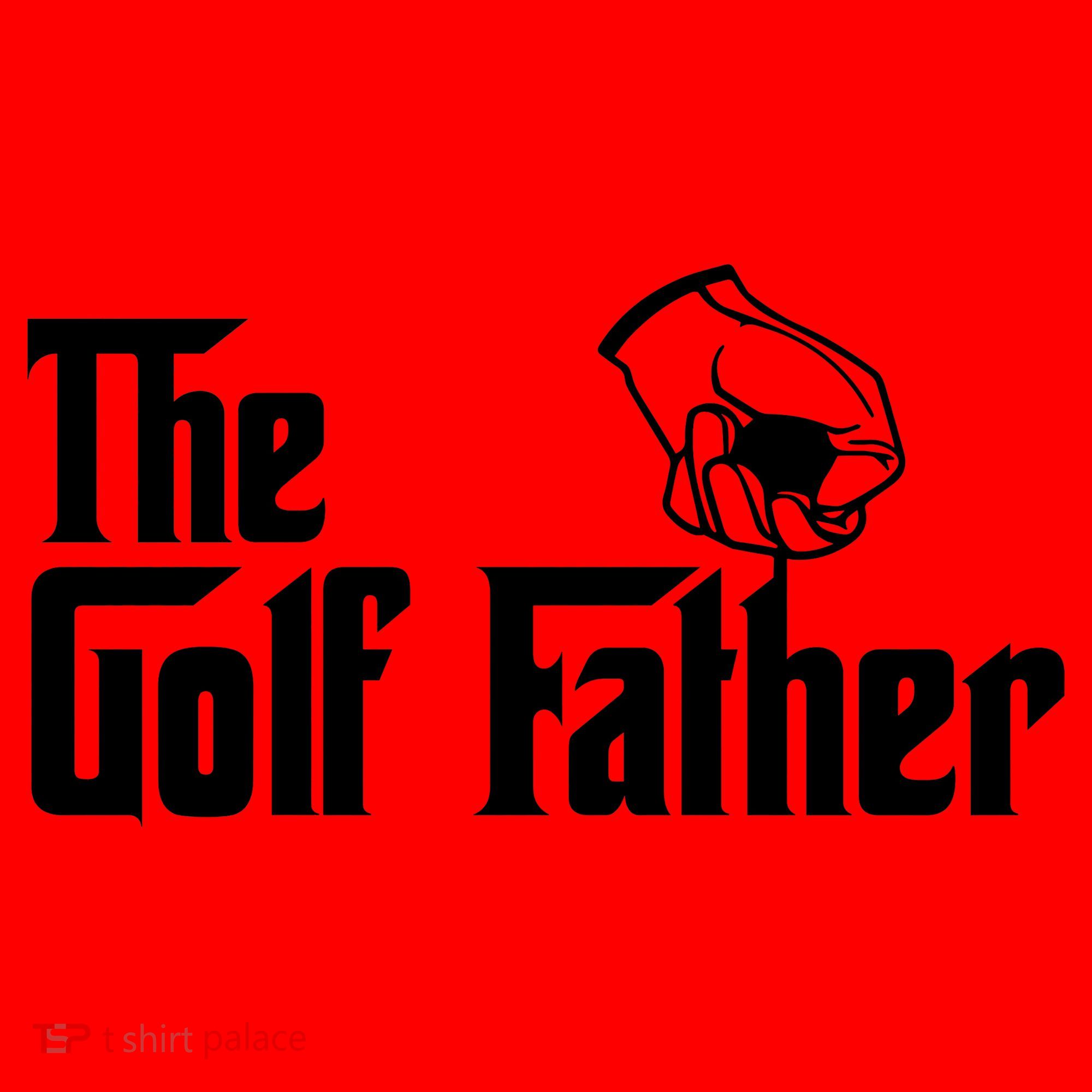 The Golf-Father Funny Golf Dad Santa Hat