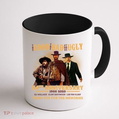 The Good The Bad And The Ugly 54th Anniversary Coffee Mug back