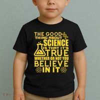 The Good Thing About Science Is That It's True Toddler T-Shirt thumb 2