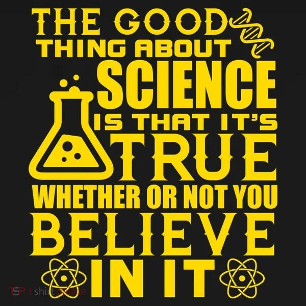 The Good Thing About Science Is That It's True Kids Long Sleeve Shirt