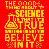The Good Thing About Science Is That It's True Santa Hat thumb 1
