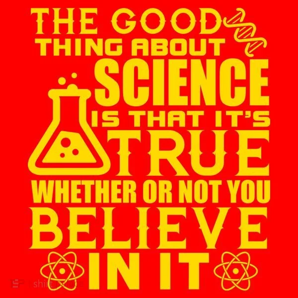 The Good Thing About Science Is That It's True Santa Hat