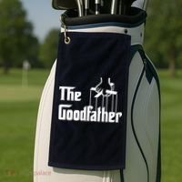 The Goodfather Golf Towel thumb 2