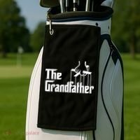 The Grandfather Logo Father's Day Golf Towel thumb 2