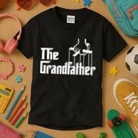 The Grandfather Logo Father's Day Kids T-Shirt thumb 3