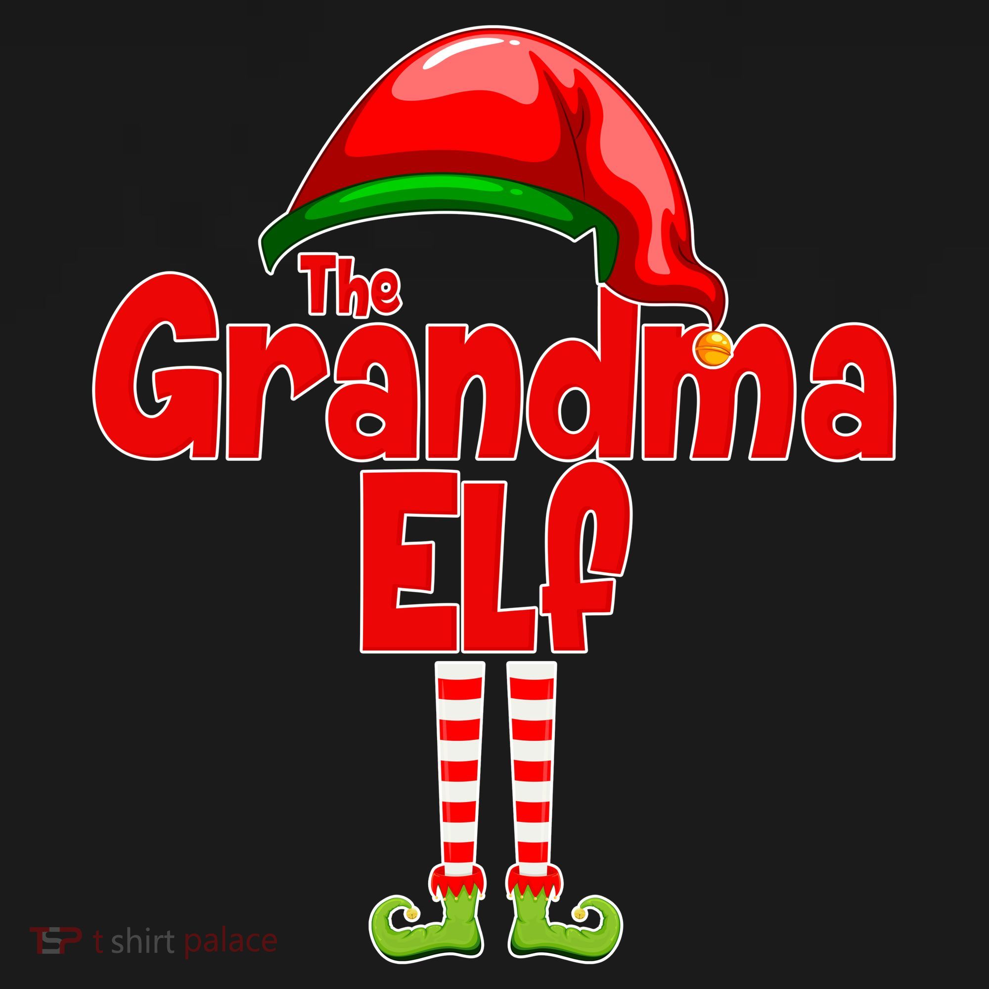The Grandma Elf Christmas Doggie Tank
