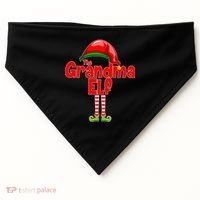 The Grandma Elf Christmas USA-Made Doggie Bandana thumb 0