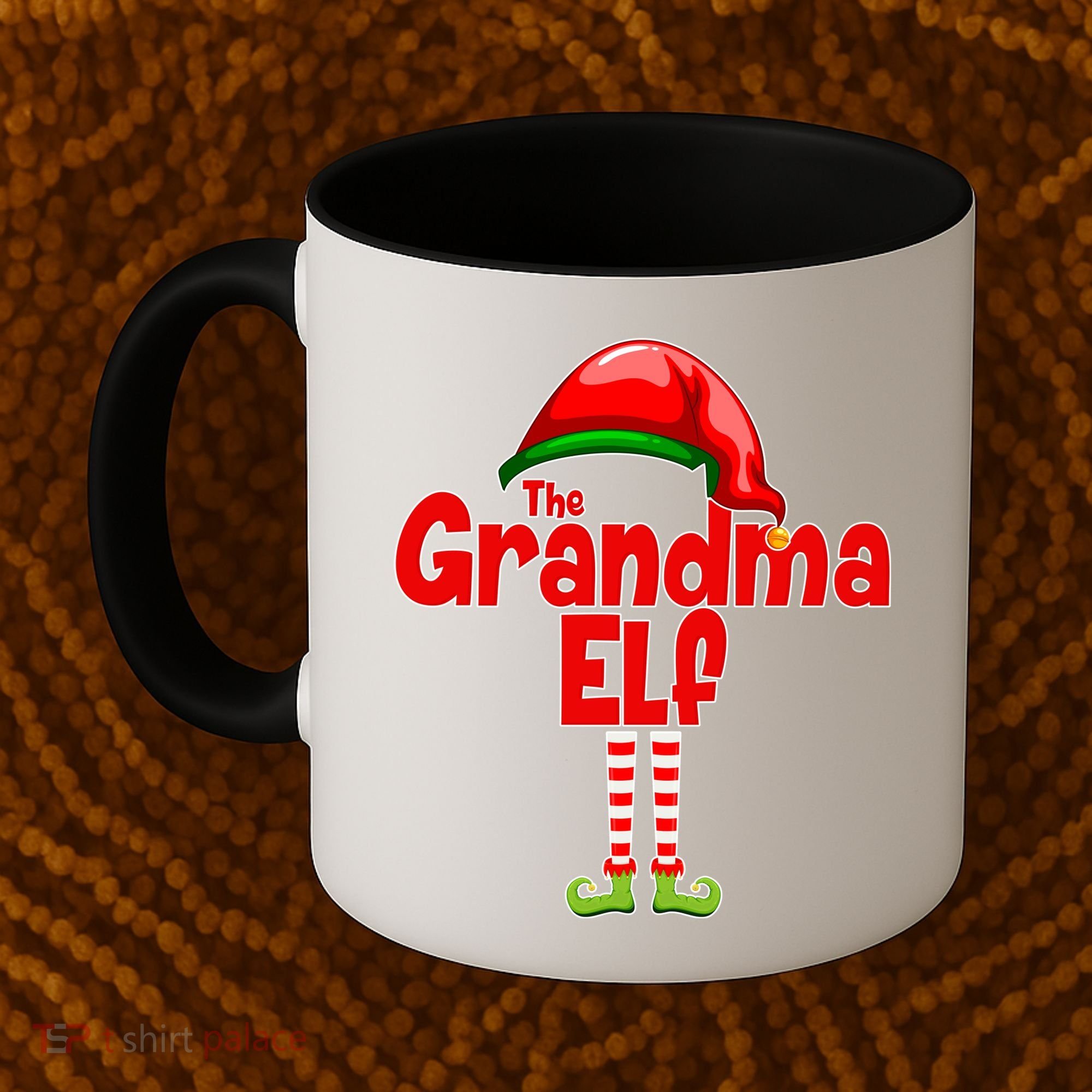 The Grandma Elf Christmas Coffee Mug