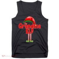 The Grandma Elf Christmas Tank Top thumb 0