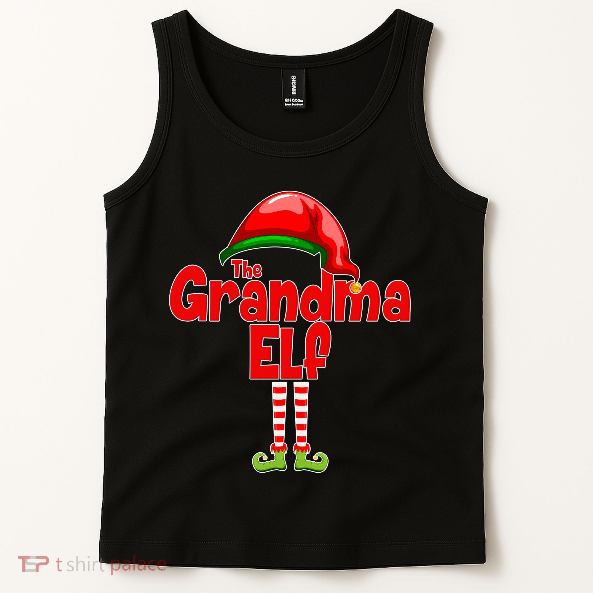 The Grandma Elf Christmas Tank Top