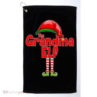 The Grandma Elf Christmas Golf Towel
