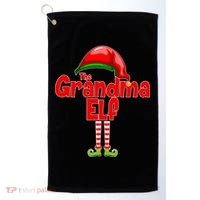 The Grandma Elf Christmas Golf Towel thumb 0