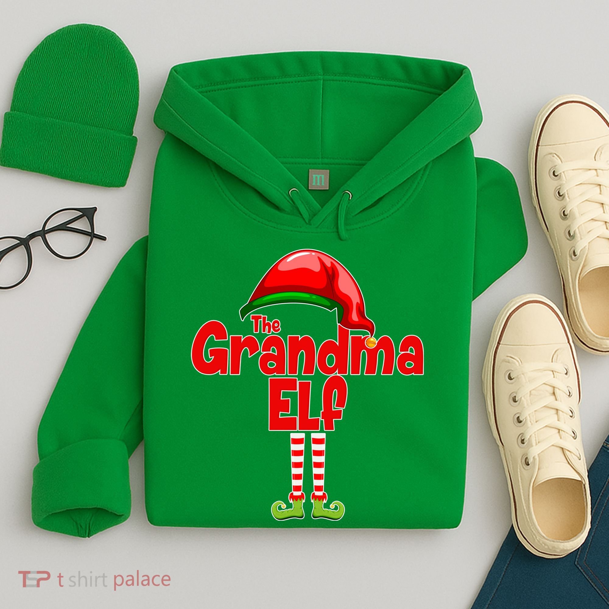 The Grandma Elf Christmas Hoodie
