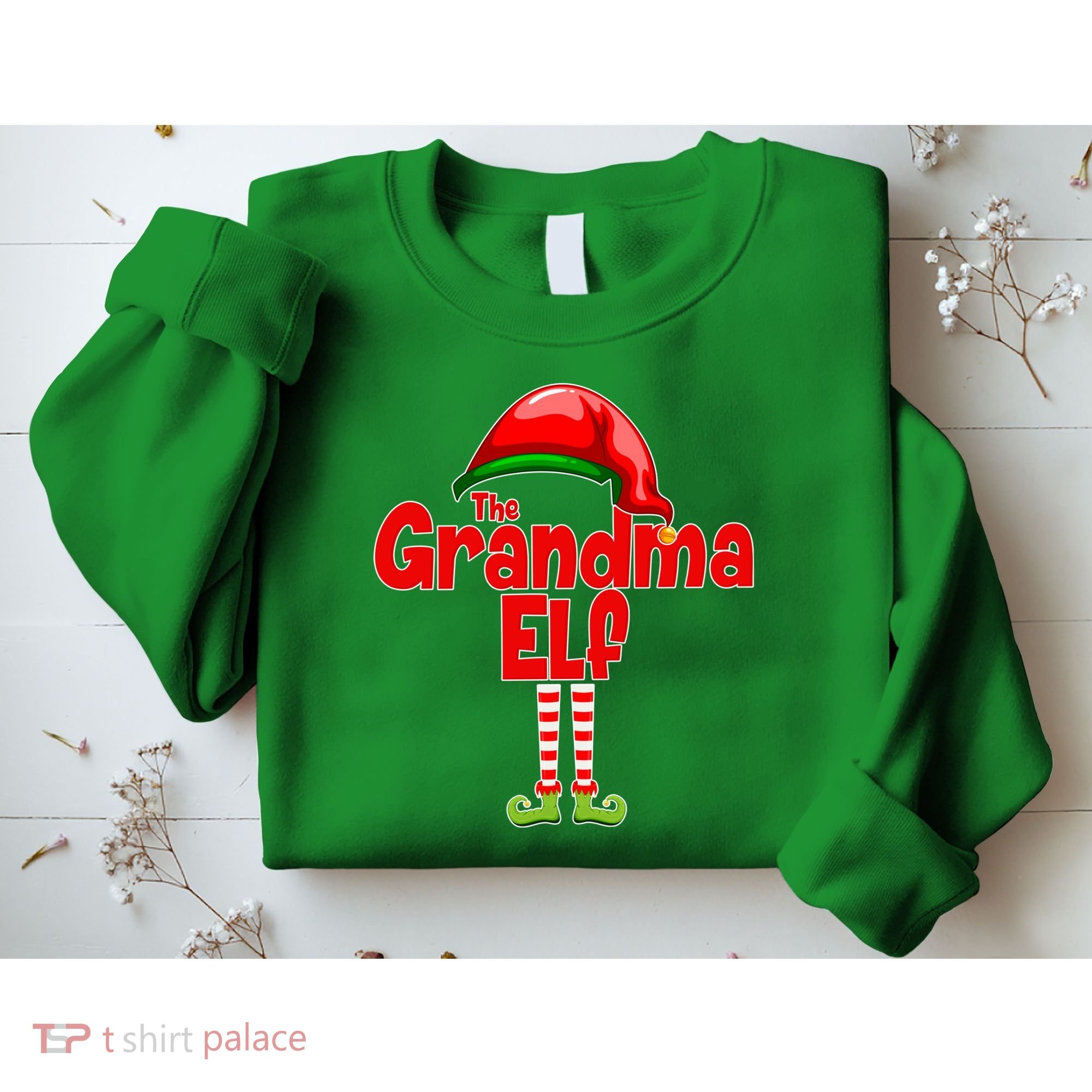 The Grandma Elf Christmas Sweatshirt