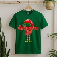 The Grandma Elf Christmas T-Shirt thumb 2