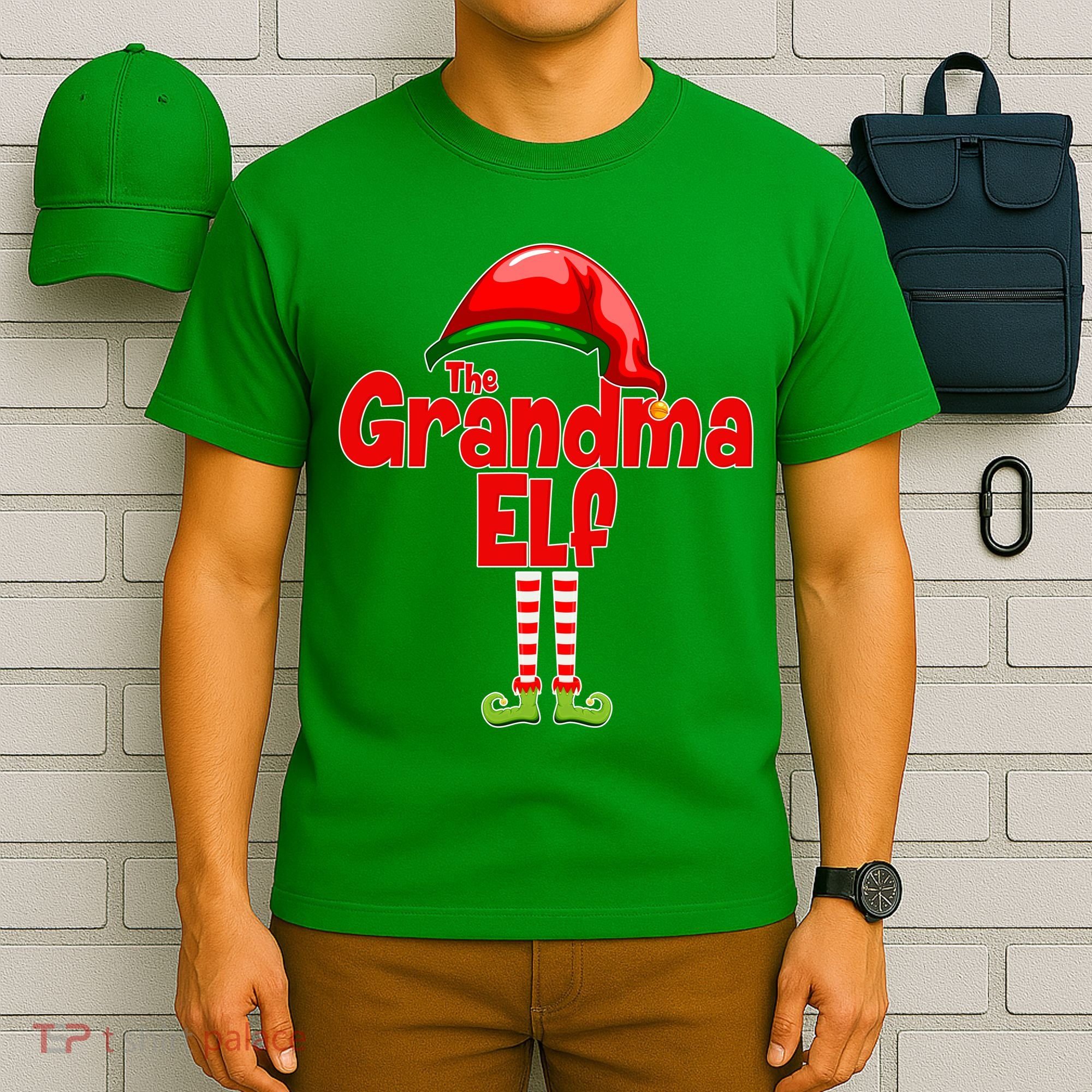 The Grandma Elf Christmas T-Shirt