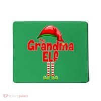 The Grandma Elf Christmas Mousepad thumb 0