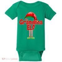 The Grandma Elf Christmas Baby Bodysuit thumb 0