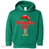The Grandma Elf Christmas Toddler Hoodie thumb 0