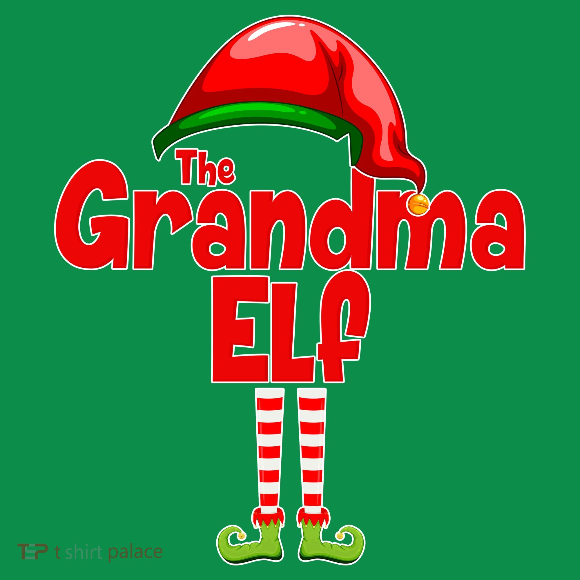The Grandma Elf Christmas Toddler Hoodie