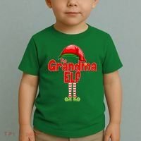 The Grandma Elf Christmas Toddler T-Shirt thumb 2