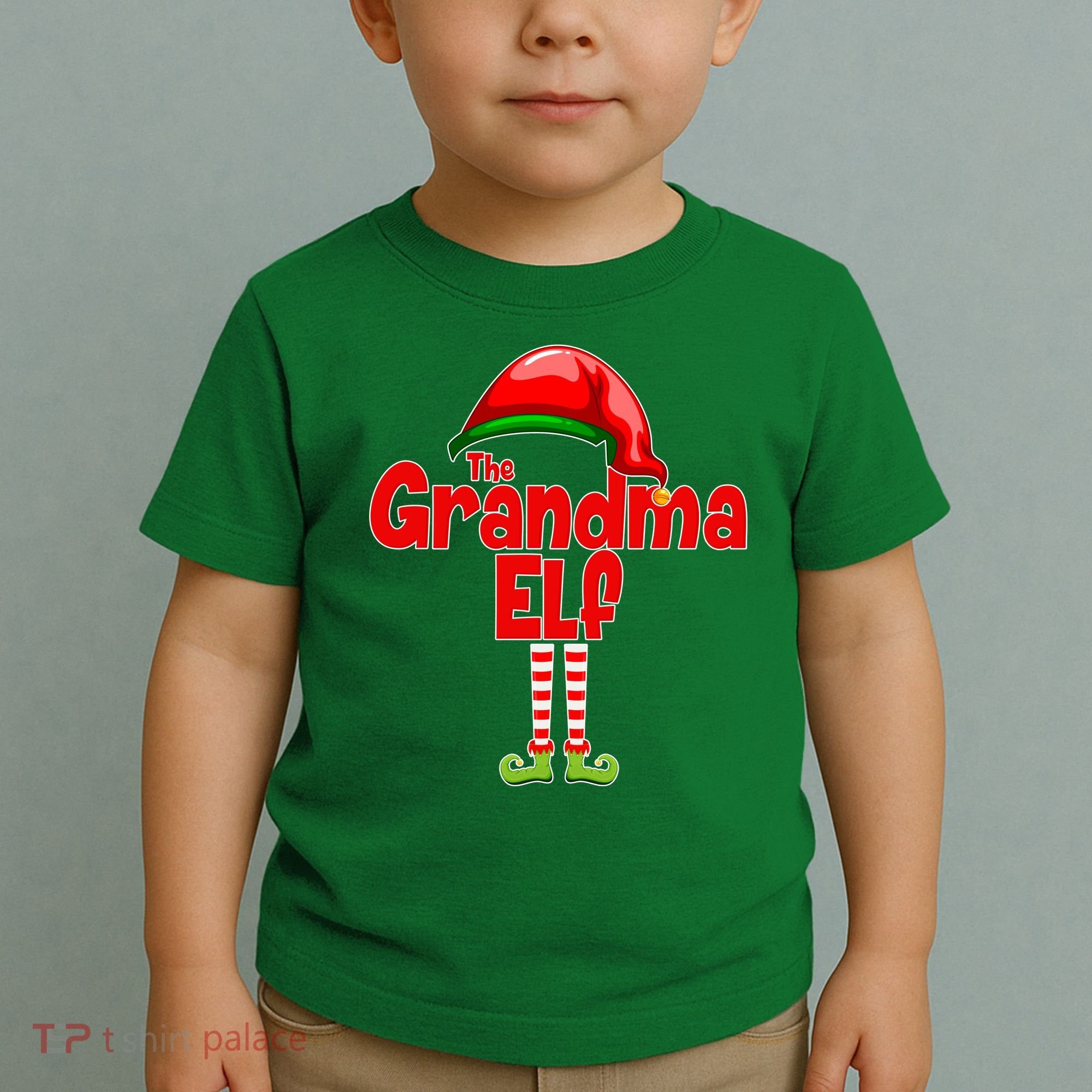 The Grandma Elf Christmas Toddler T-Shirt