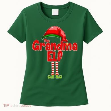 The Grandma Elf Christmas Women's T-Shirt