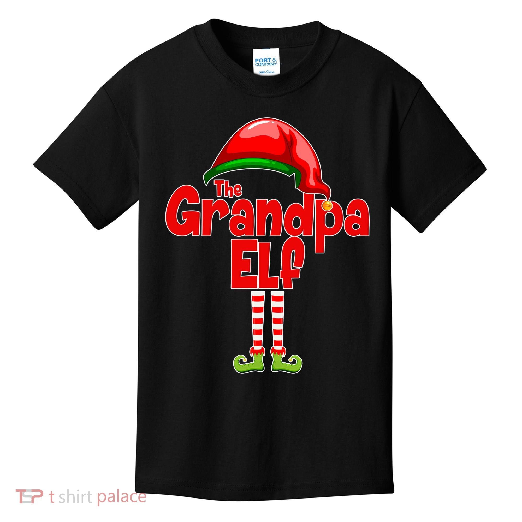 The Grandpa Elf Kids T-Shirt