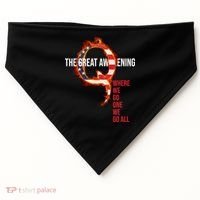 The Great Awakening Qanon Where We Go One We Go All USA-Made Doggie Bandana thumb 0