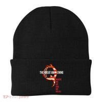 The Great Awakening Qanon Where We Go One We Go All Beanie thumb 0