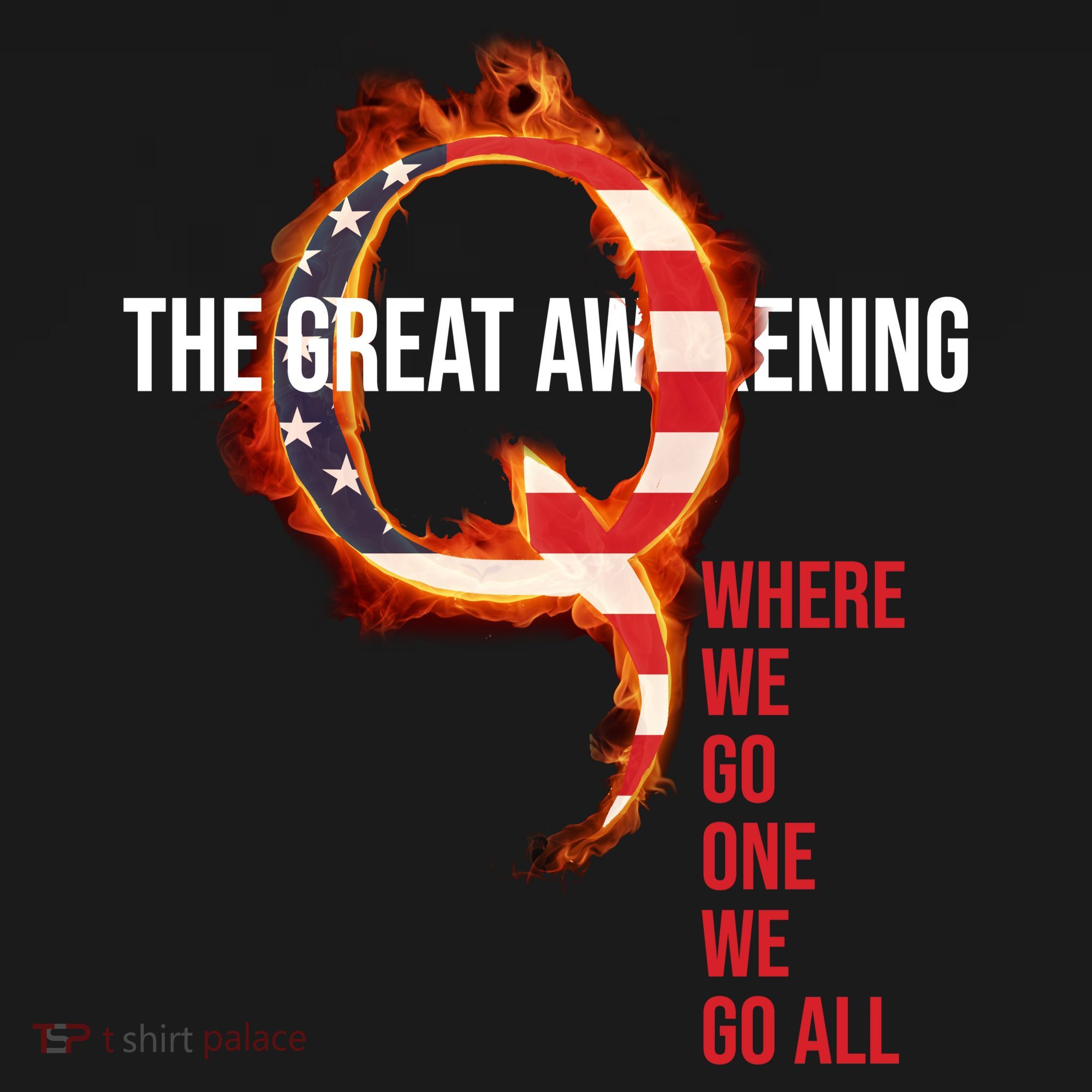 The Great Awakening Qanon Where We Go One We Go All Women's Hoodie