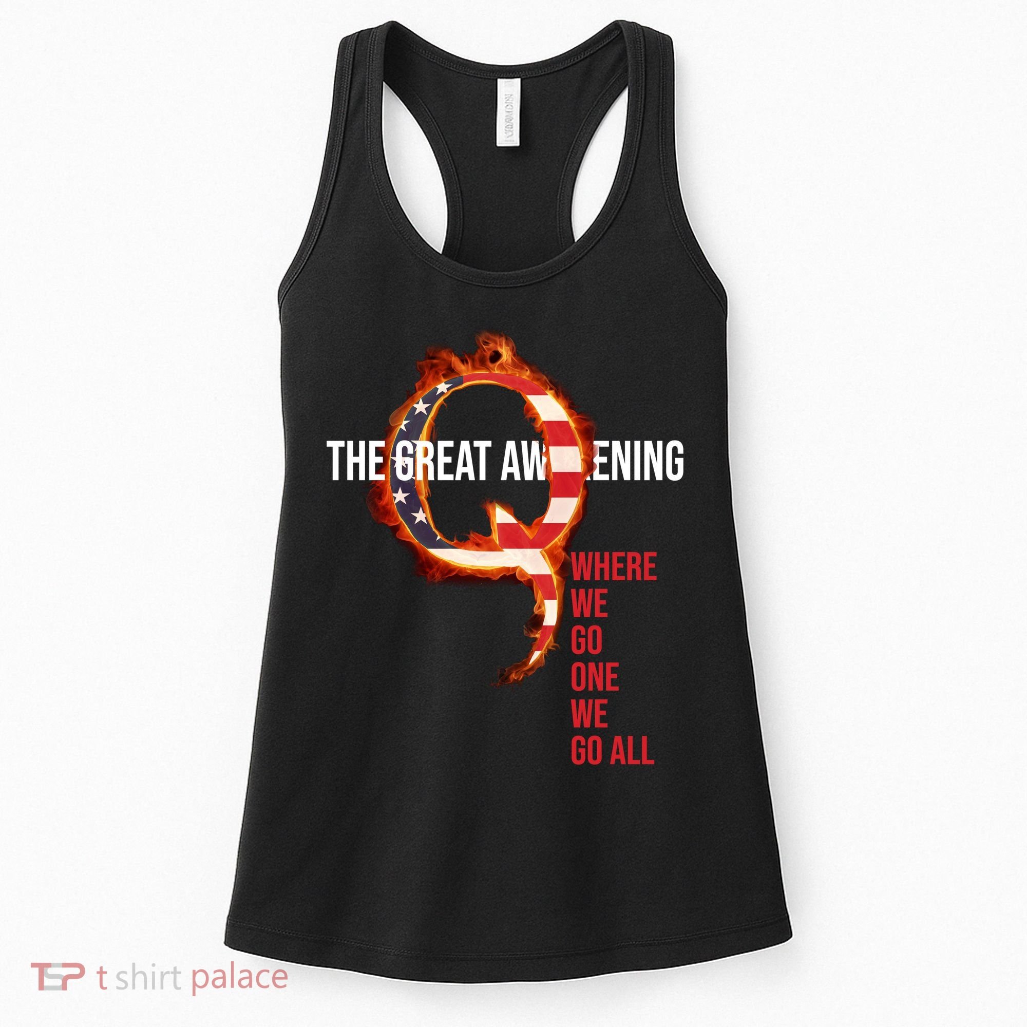 The Great Awakening Qanon Where We Go One We Go All Women's Tank Top