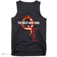 The Great Awakening Qanon Where We Go One We Go All Tank Top thumb 0