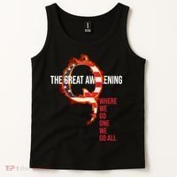 The Great Awakening Qanon Where We Go One We Go All Tank Top thumb 2