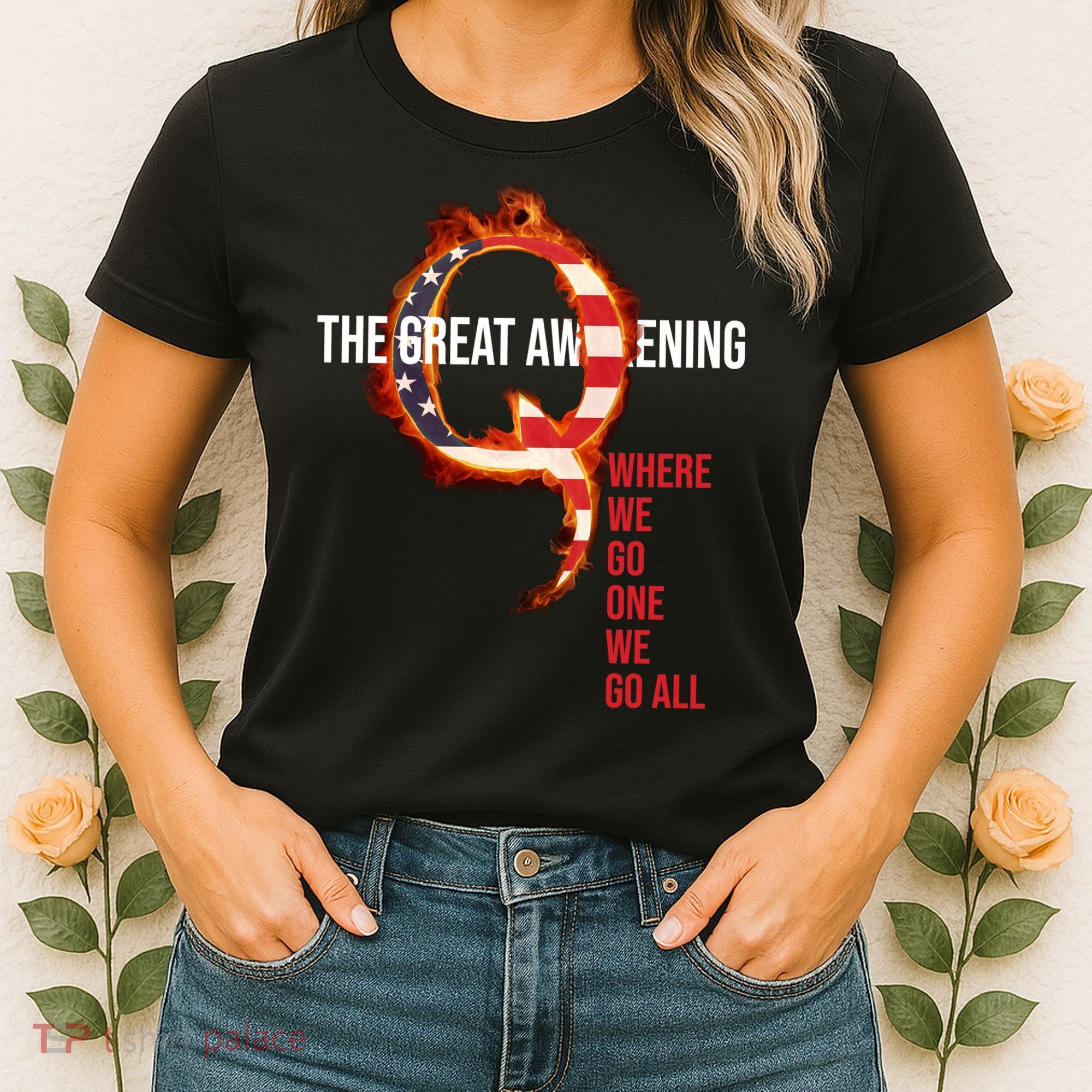 The Great Awakening Qanon Where We Go One We Go All Women's T-Shirt