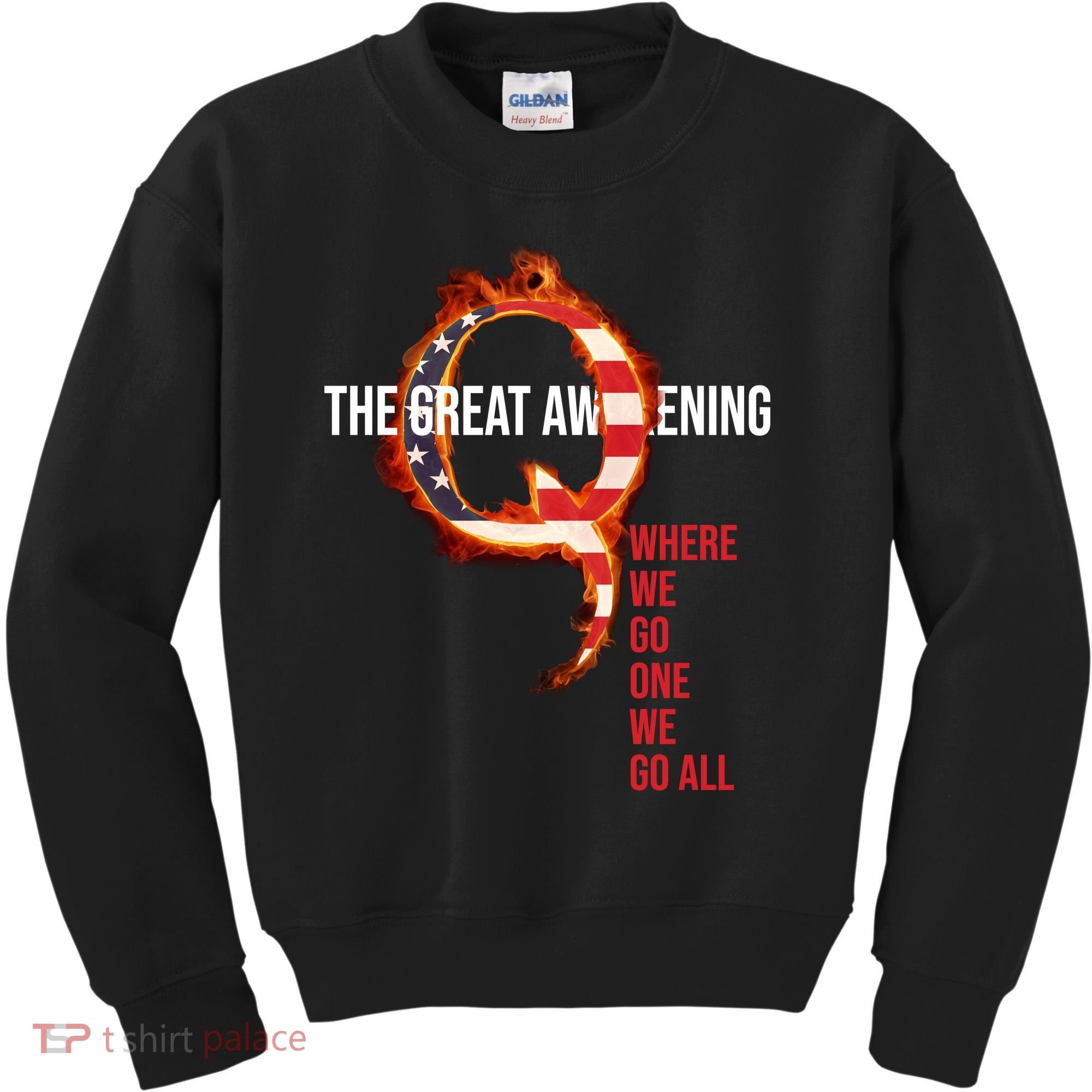 The Great Awakening Qanon Where We Go One We Go All Kids Sweatshirt