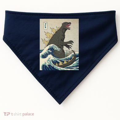 The Great Monster Of Kanagawa USA-Made Doggie Bandana