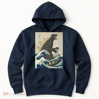 The Great Monster Of Kanagawa Hoodie thumb 0