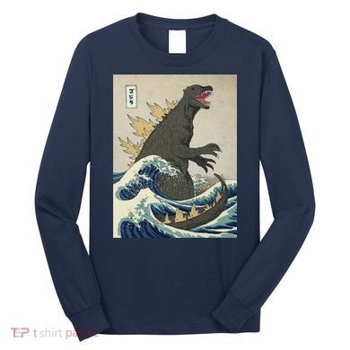 The Great Monster Of Kanagawa Long Sleeve Shirt