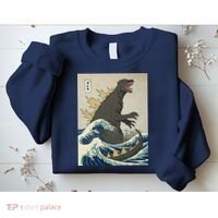 The Great Monster Of Kanagawa Sweatshirt thumb 2