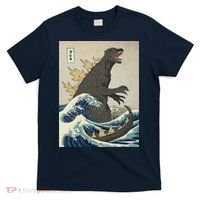 The Great Monster Of Kanagawa T-Shirt thumb 0