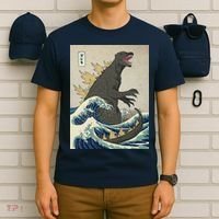 The Great Monster Of Kanagawa T-Shirt thumb 6
