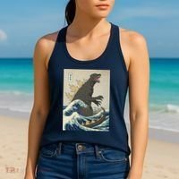 The Great Monster Of Kanagawa Women's Tank Top thumb 2