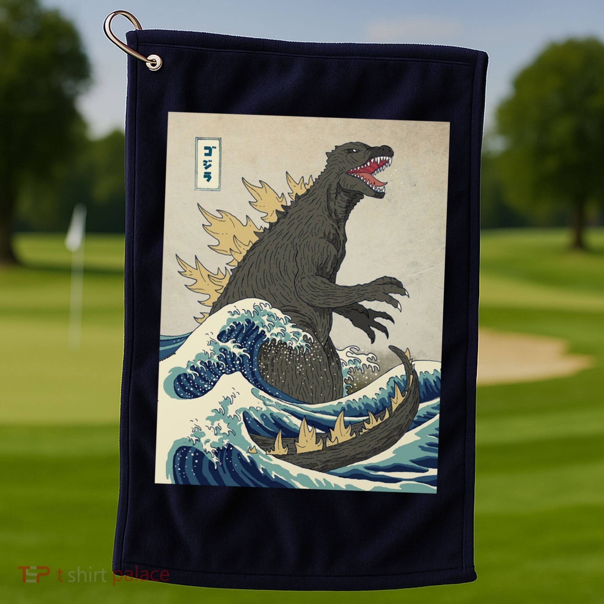 The Great Monster Of Kanagawa Golf Towel