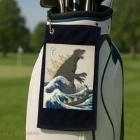 The Great Monster Of Kanagawa Golf Towel thumb 2