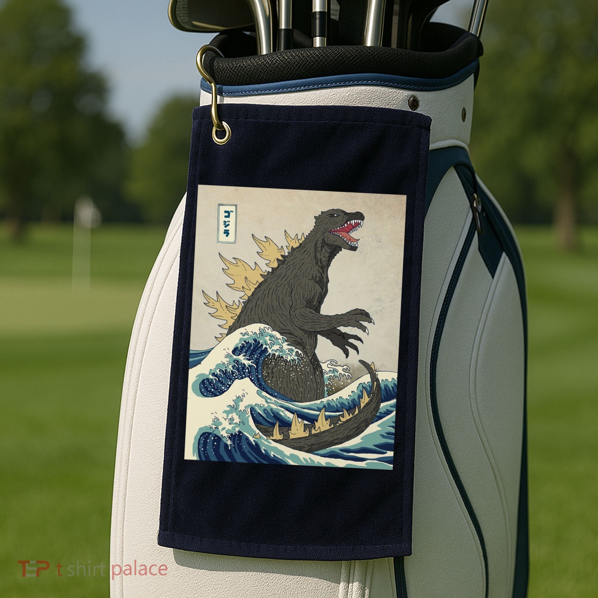 The Great Monster Of Kanagawa Golf Towel