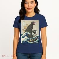 The Great Monster Of Kanagawa Women's T-Shirt thumb 4