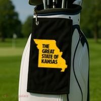 The Great State Of Kansas Golf Towel thumb 2