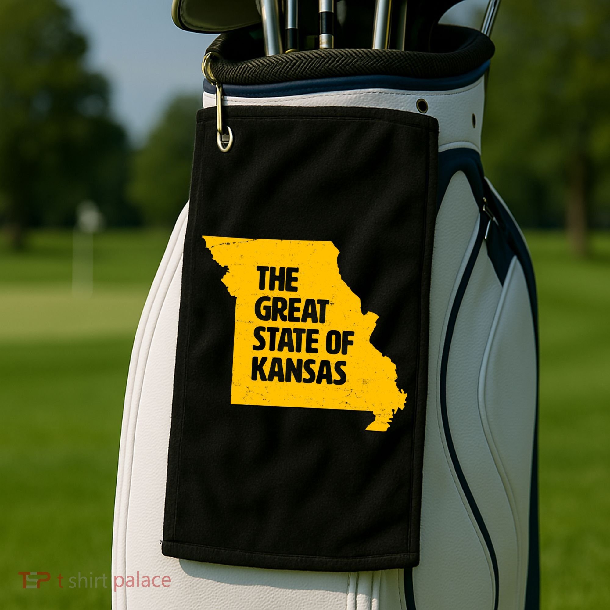 The Great State Of Kansas Golf Towel