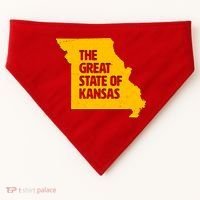 The Great State Of Kansas USA-Made Doggie Bandana thumb 0